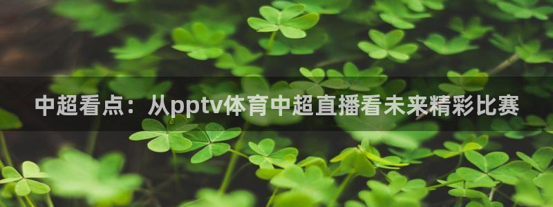 中超看点：从pptv体育中超直播看未来精彩比赛