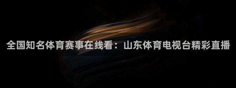 全国知名体育赛事在线看：山东体育电视台精彩直播