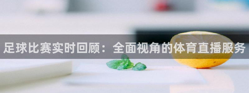 足球比赛实时回顾：全面视角的体育直播服务