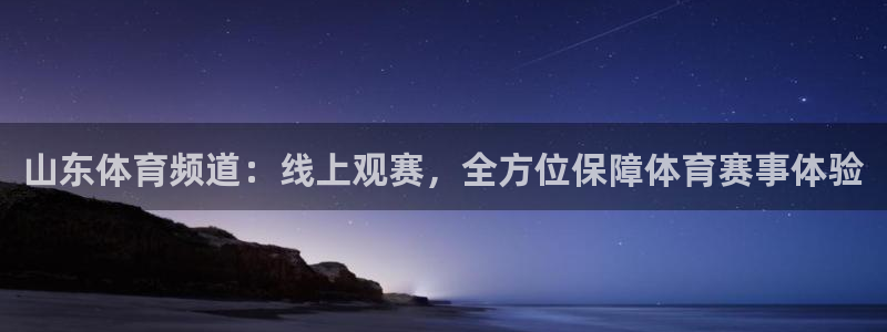 山东体育频道：线上观赛，全方位保障体育赛事体验